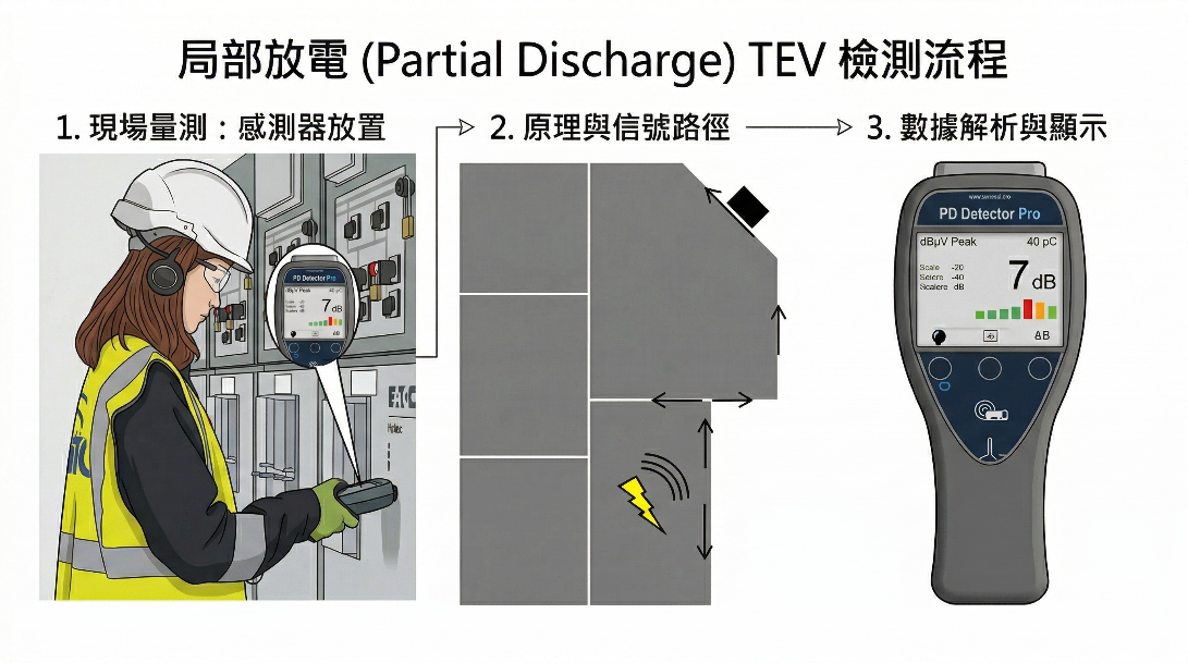 暫態地電壓(TEV)檢測